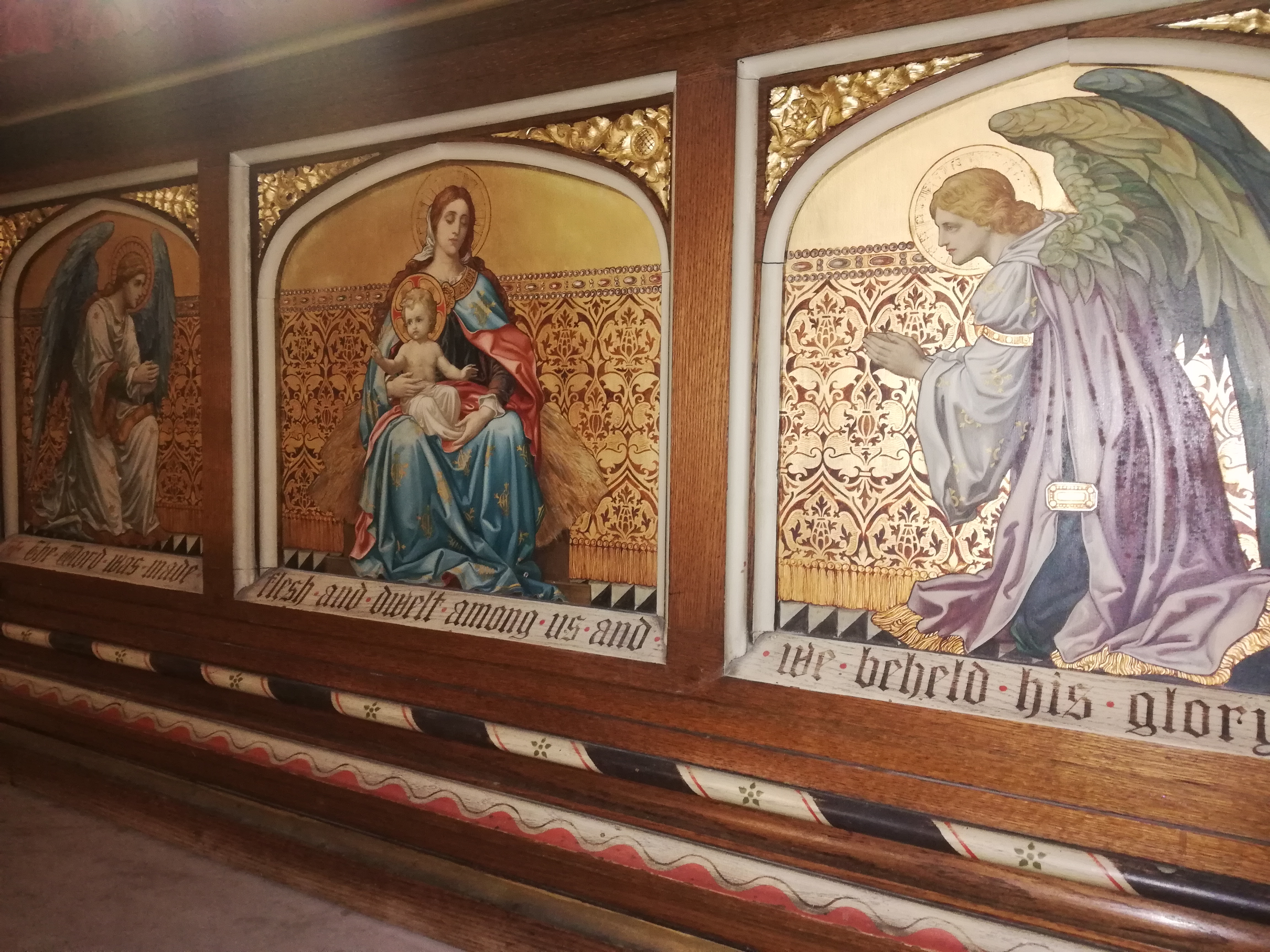 Mary's Saints Art - Lady Chapel